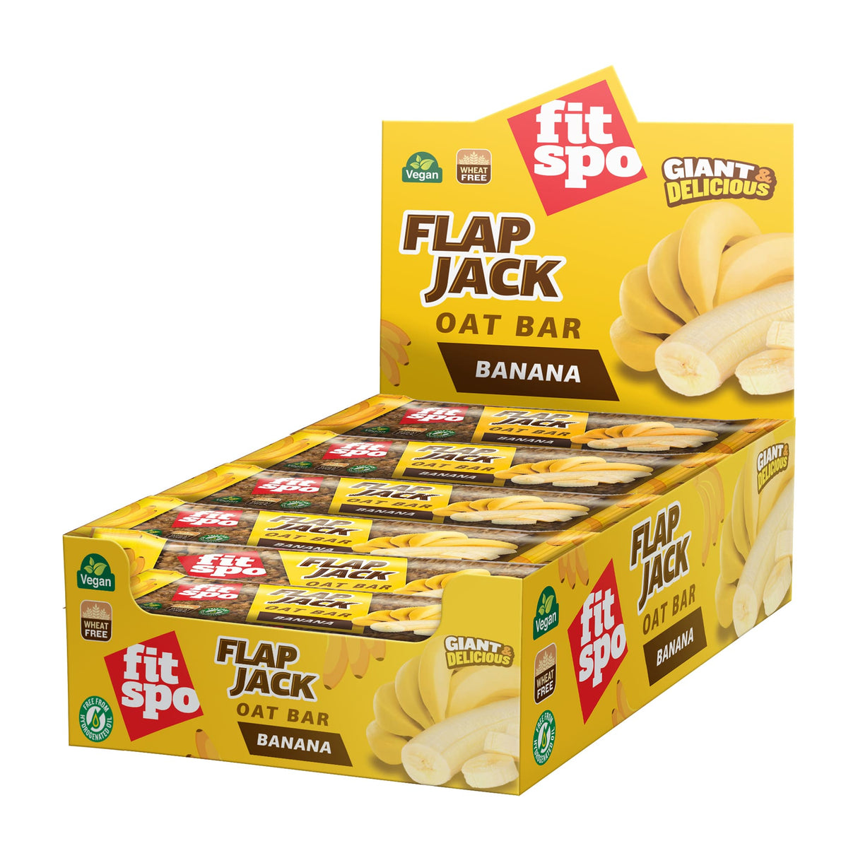 Klapkový jack - Energetický ovsený bar banán - 12 x 80 gramov