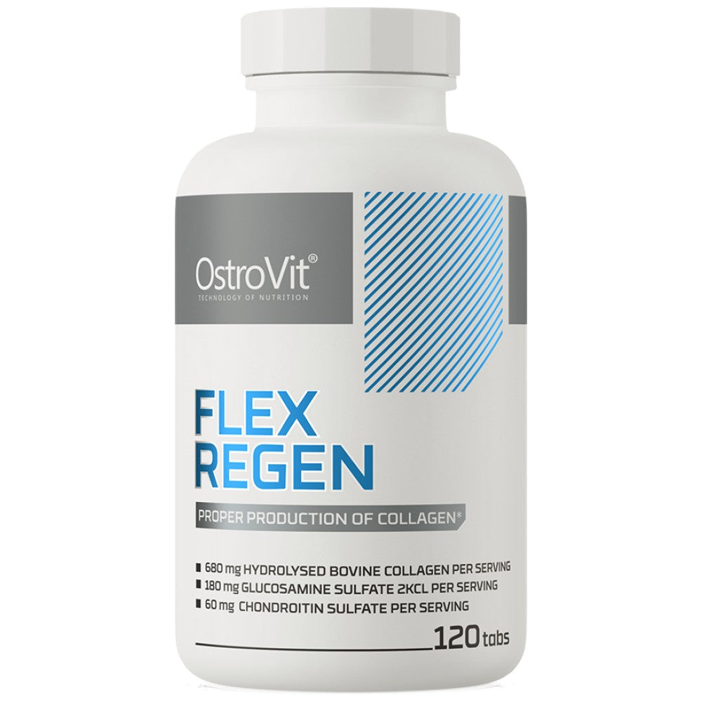 Flex Regen | Kolagén + glukozamín, chondroitín, MSM, kyselina hyalurónová 120 tablety