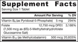 Folát Forte - Metyl folát + metyl B12 + P -5 -P - folát 30 tabliet