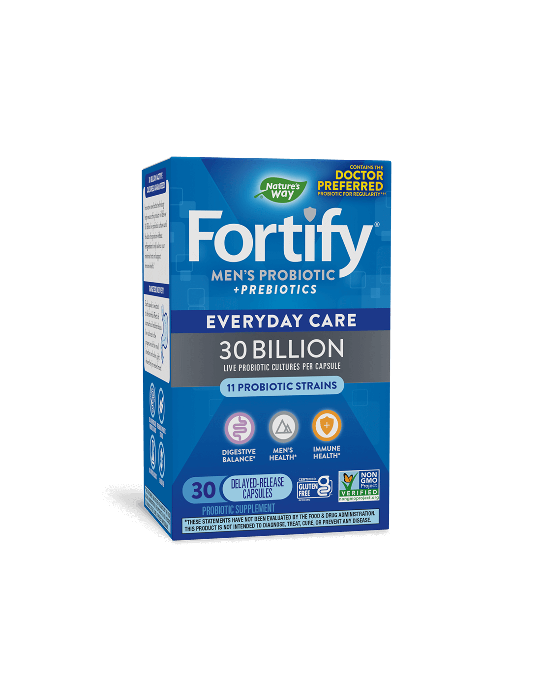 Opevnenie Probiotic Probiotic + Prebiotic Everyday Care - Opevni Probiotiká pán - 30 miliárd aktívnych probiotík, 30 kapsúl prírody