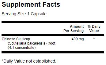 Plne spektrum čínskeho lebky 400 mg - 90 kapsúl