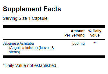 Celé spektrum japonské Ashitaba 500 mg - 60 kapsúl