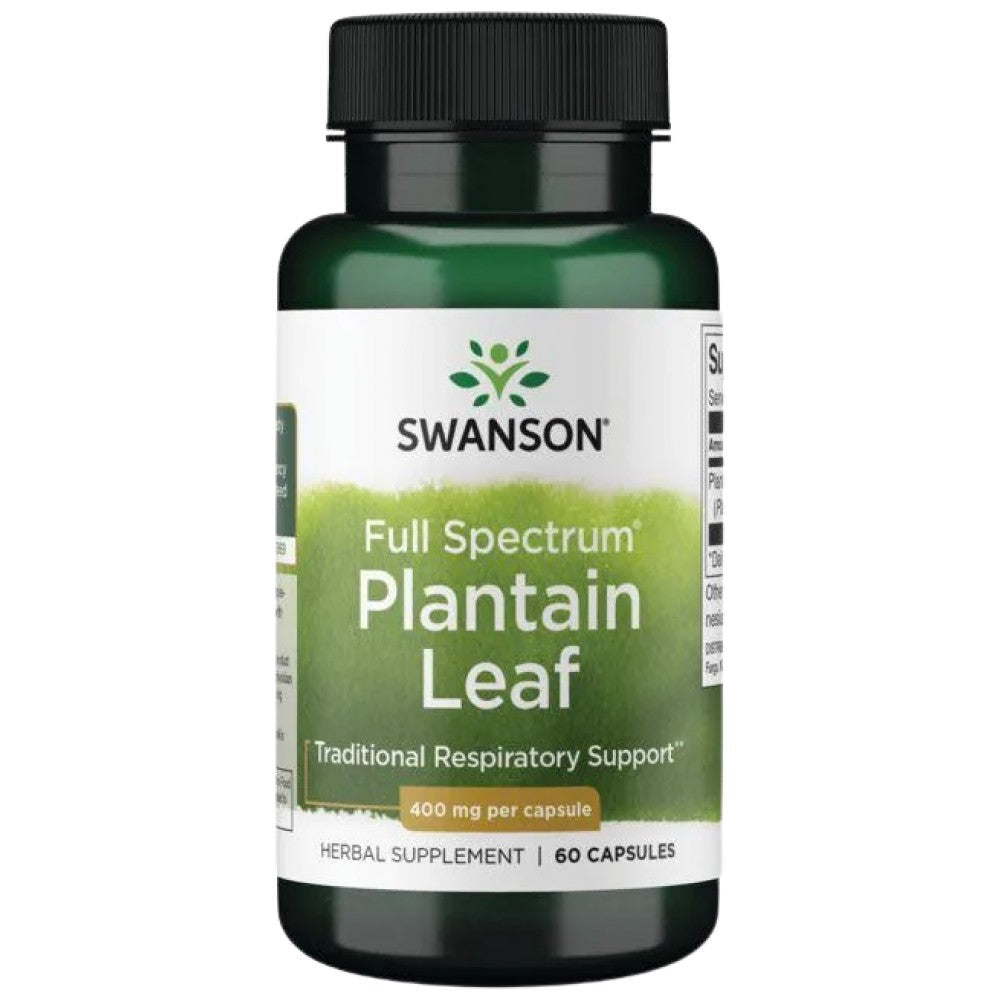 Celé spektrum plantain list 400 mg 60 kapsúl