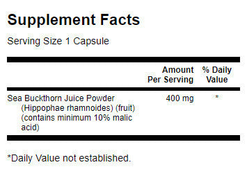 Celé spektrum more Buckthorn 400 mg - 60 kapsúl