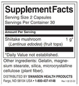 Celé spektrum shiitake huby 500 mg - 60 kapsúl