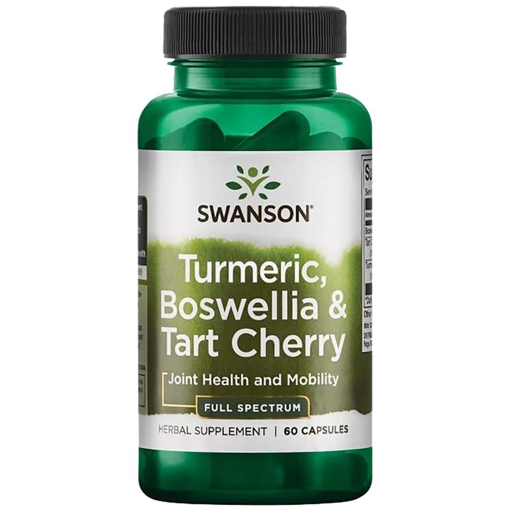 Full Spectrum kurkuma, Boswellia a Tart Cherry - 60 kapsúl