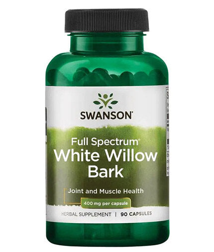 Plné spektrum biela vŕba kôra 400 mg / 90 čiapky - 0