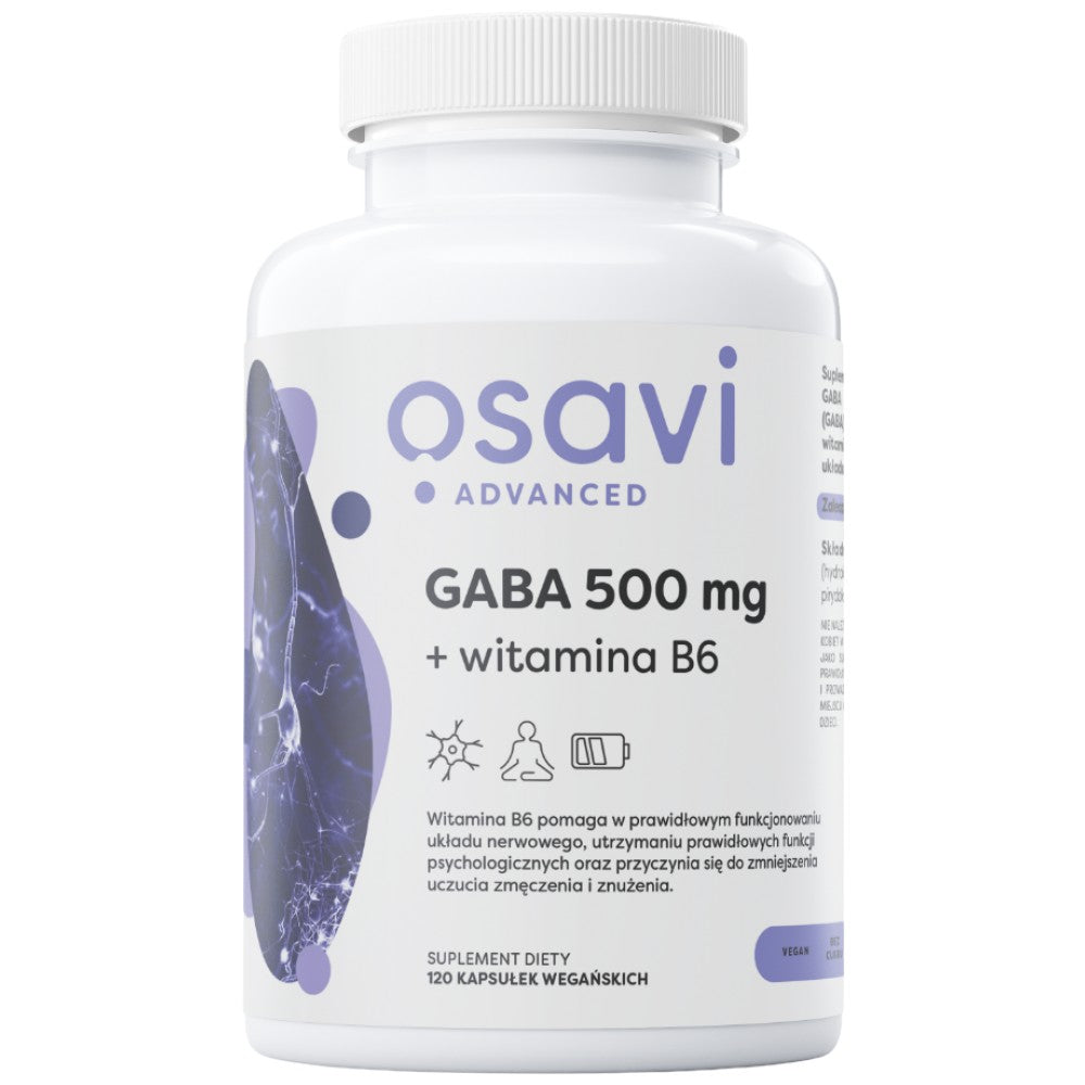 GABA 500 mg + vitamín B6 - 120 kapsúl