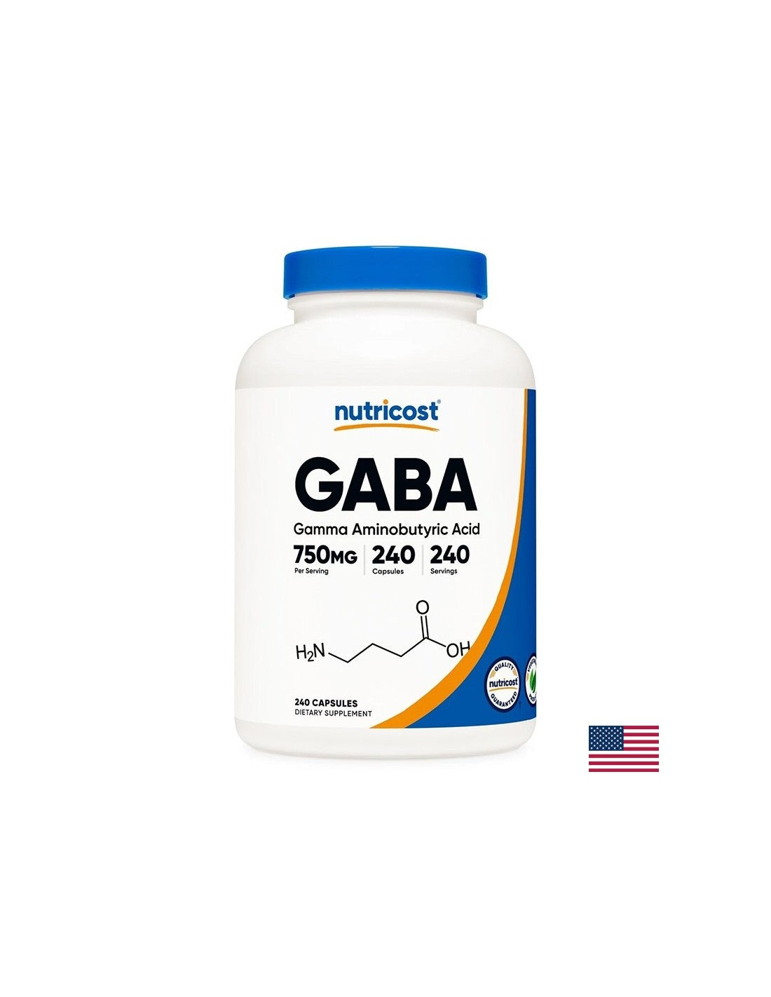 Stres a dobrá nálada - Kyselina gama -aminobutylová (GABA), kapsuly 750 mg x 240