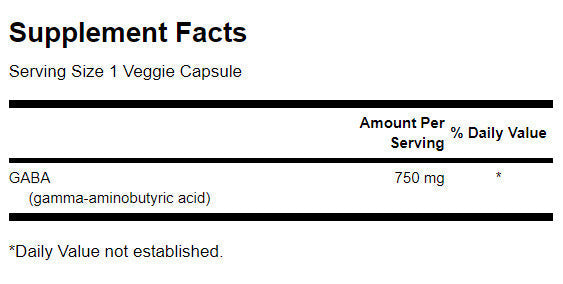 GABA 750 mg / maximálna pevnosť - 60 kapsúl