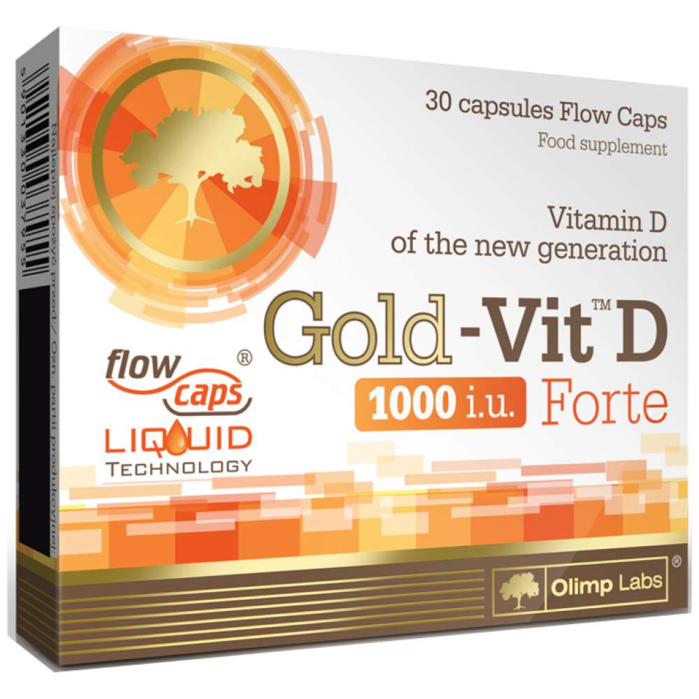 Zlato-vit d Forte 1000 IU 30 kapsúl