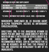 Grassberg vitamín D3 kvapky 400 iu 50 ml