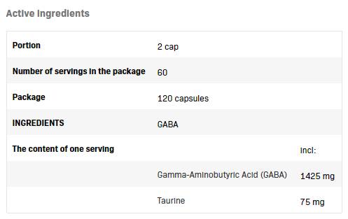 Caps Gaba - 120 kapsúl