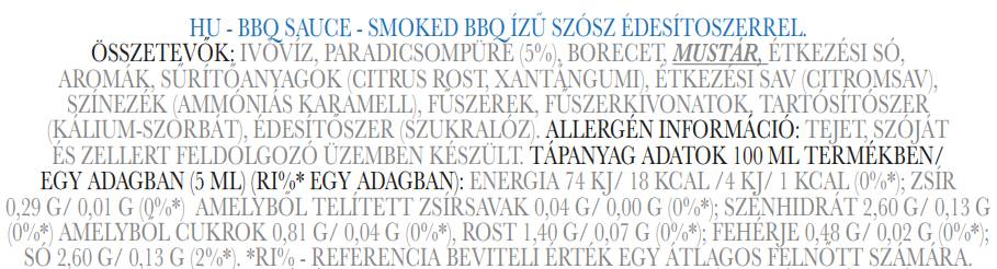 Cesnaková omáčka Keto priateľské nulové kalórie 350 ml