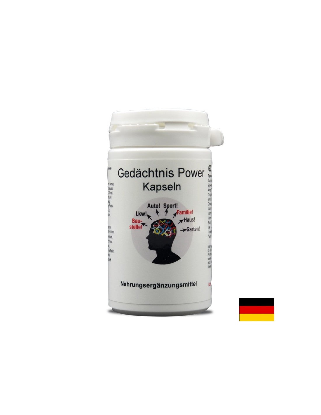Gedächtnis Power - Memory Power - Formula pre pamäť a koncentráciu, 60 kapsúl <tc>Karl Minck</tc>