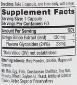 Ginkgo Biloba 120 mg. / 60 uzáverov.
