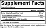 Ginkgo Biloba 60 mg - 120 kapsúl