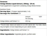 Ginkgo biloba kvapalný extrakt 250 mg - 29 ml