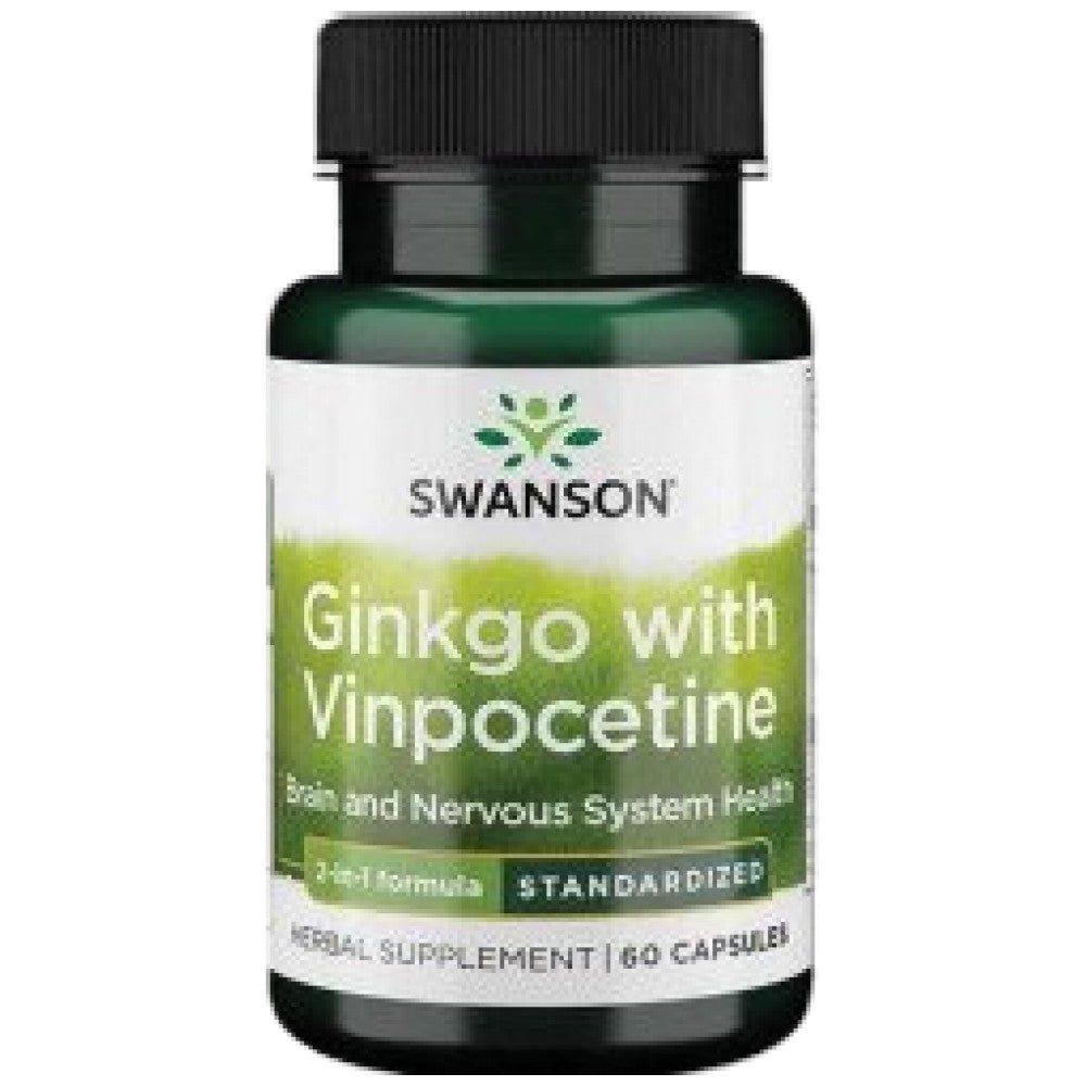 Ginkgo s vinpocetínom (štandardizované) 40 mg - 60 kapsúl