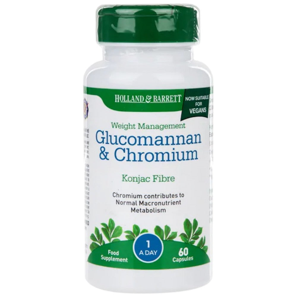 Glucomannan a chróm - 60 kapsúl