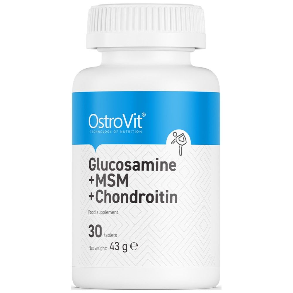 Glukozamín + MSM + chondroitin - 30 tabliet