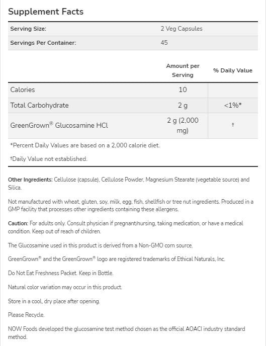 Glukozamín 1000 vegetariánsky Greengrown® - 90 kapsúl