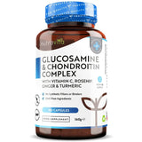 Glukosamín chondroitín /180 kapsúl, 90 dní/ s kurkumou, zázvorom a vitamínom C <tc>Nutravita</tc>