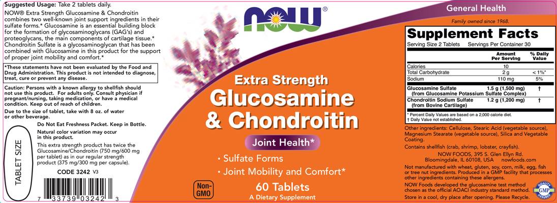 Glukozamín a chondroitín / extra sila - 240 tabliet