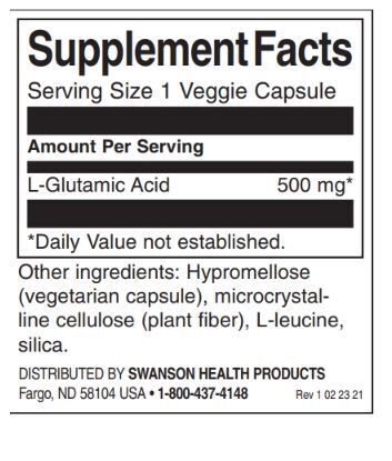 Kyselina glutámová 500 mg - 60 kapsúl