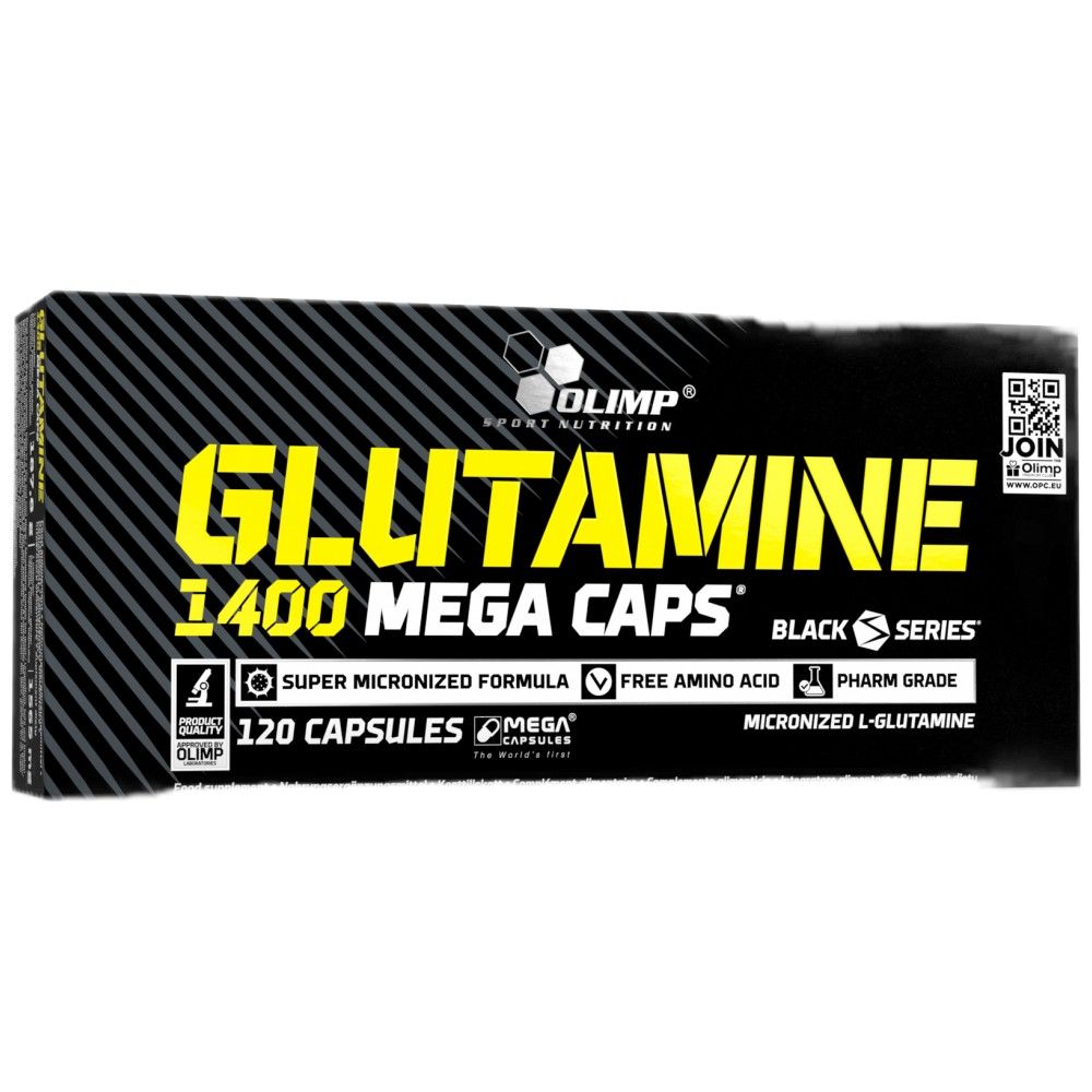 Glutamínové mega čiapky 1400 - 120 kapsúl