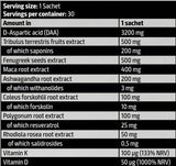 Gold Test Pak | s DAA, Fenugreek & Tribulus - 30 paketov
