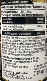 Gold Tribulus 500 mg - 90 tabliet