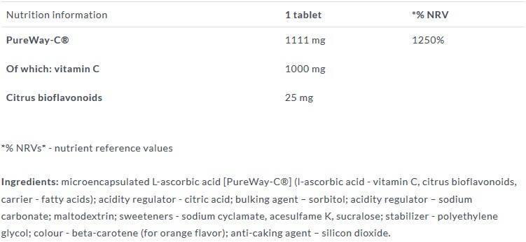 Zlato Vit C 1000 / Šumivo - 20 šumivých tabliet