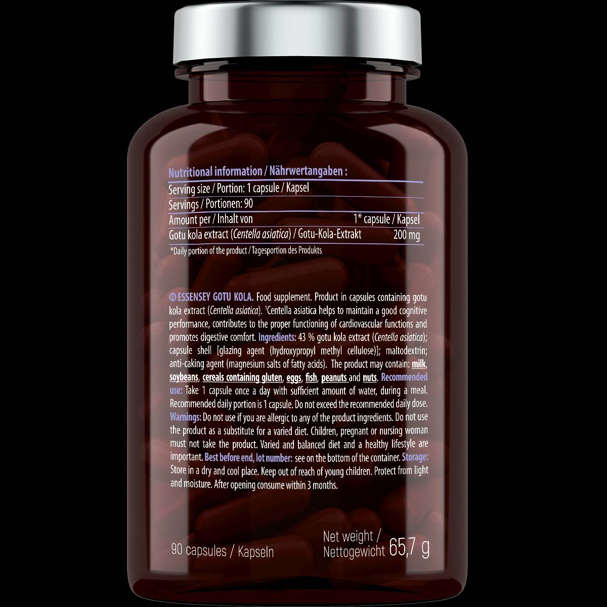 Gutu Kola 200 mg - 90 kapsúl