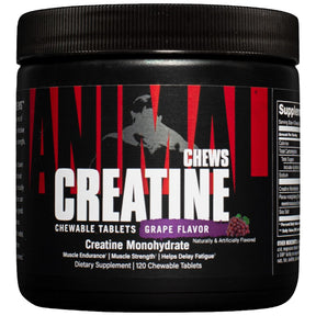 Animal Creatine Chews | with AstraGin® - 120 Chewable Tablets - Nutra Best Europe