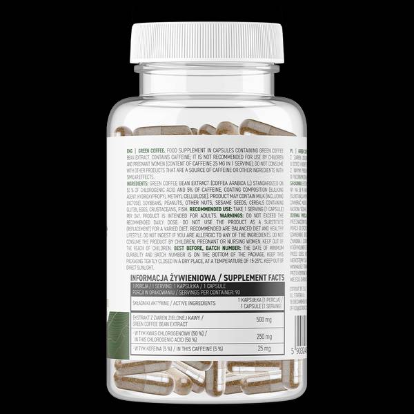 Zelená káva 500 mg / vege 90 kapsúl