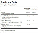Komplex zelenej kávy 550,5 mg - 60 kapsúl