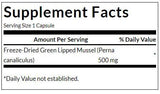 Zelená mušľová mušlí 500 mg / 60 čiapok - 0