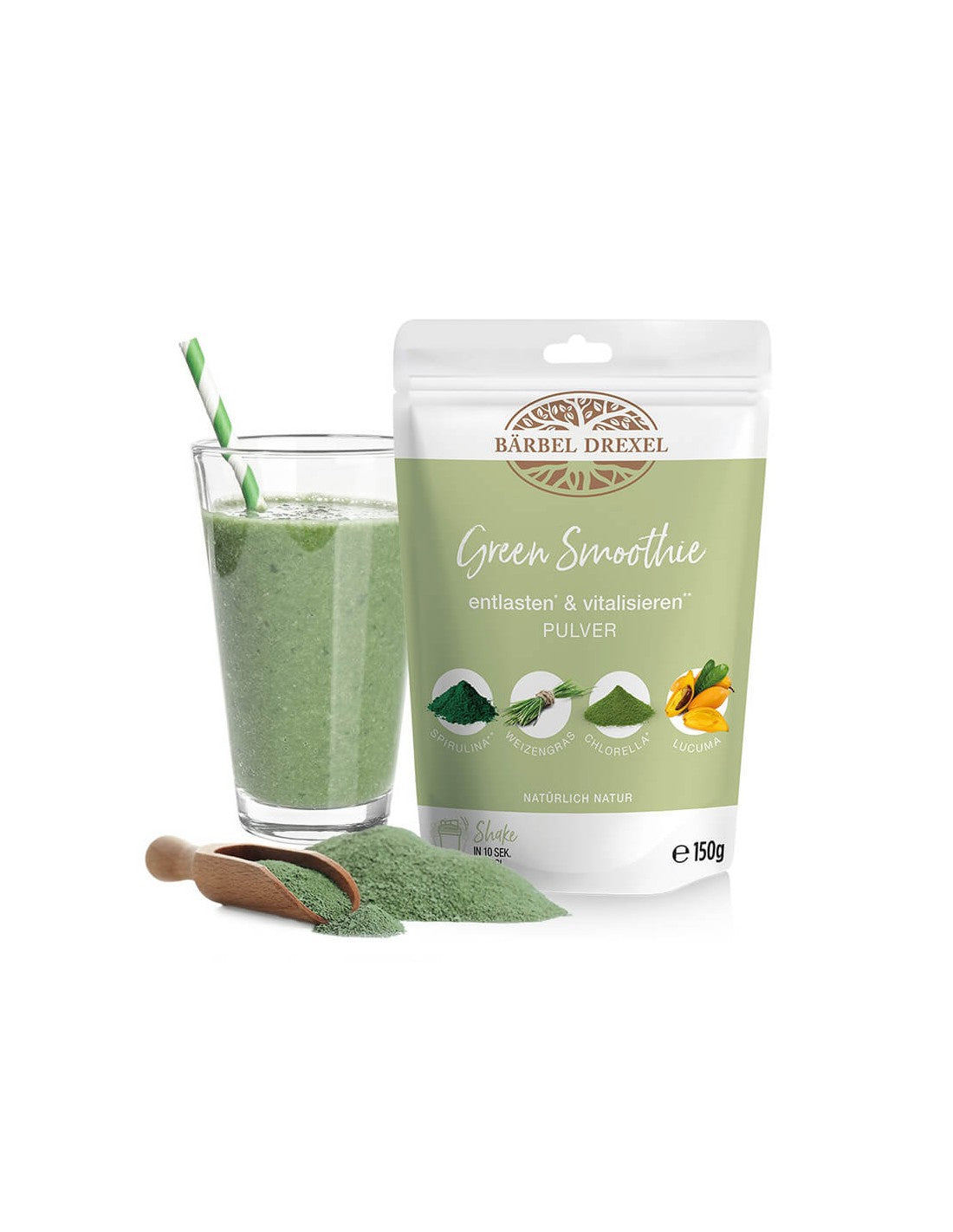 Green Smoothie / Green smoothie (zmes zelených bio potravín), 150 gr <tc>Bärbel Drexel</tc>