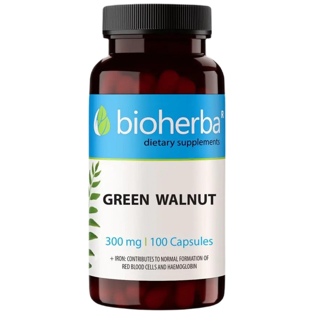 Zelený orech 300 mg - 100 kapsúl