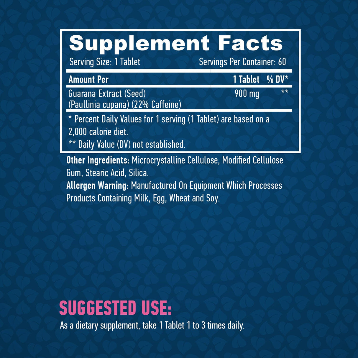 Guarana 900 mg / 60 kariet.