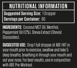 HIIT Performance Drops s MCT & Peppermint - 30 ml