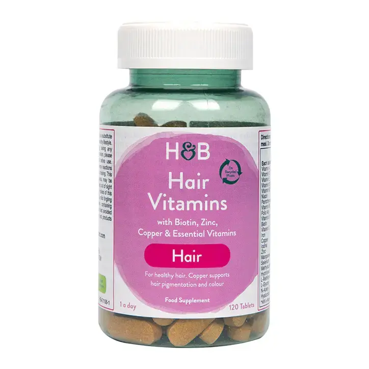 Vitamíny pre vlasy s kolagénom (vlasové vitamíny) 120 tabliet Holland & Barrett