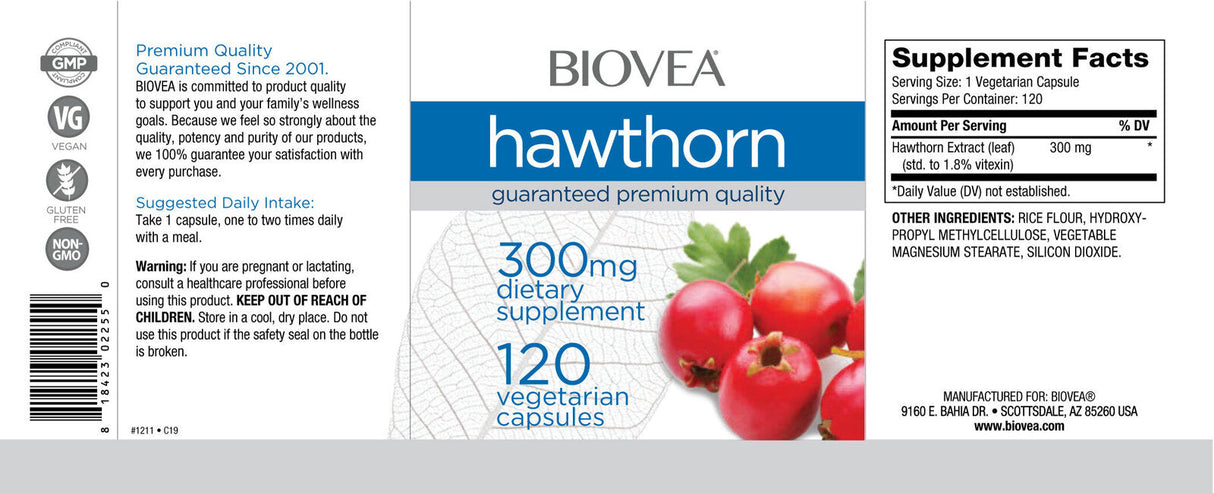 Hawthorn 300 mg / 120 uzáverov