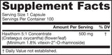 Hawthorn 500 mg 100 kapsúl