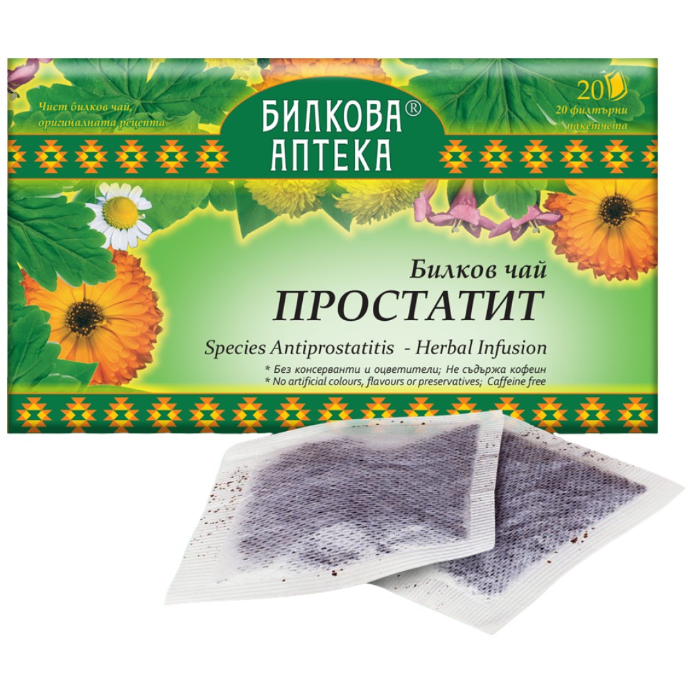 Prostatit bylinného čaju - 20 x 30 gramov