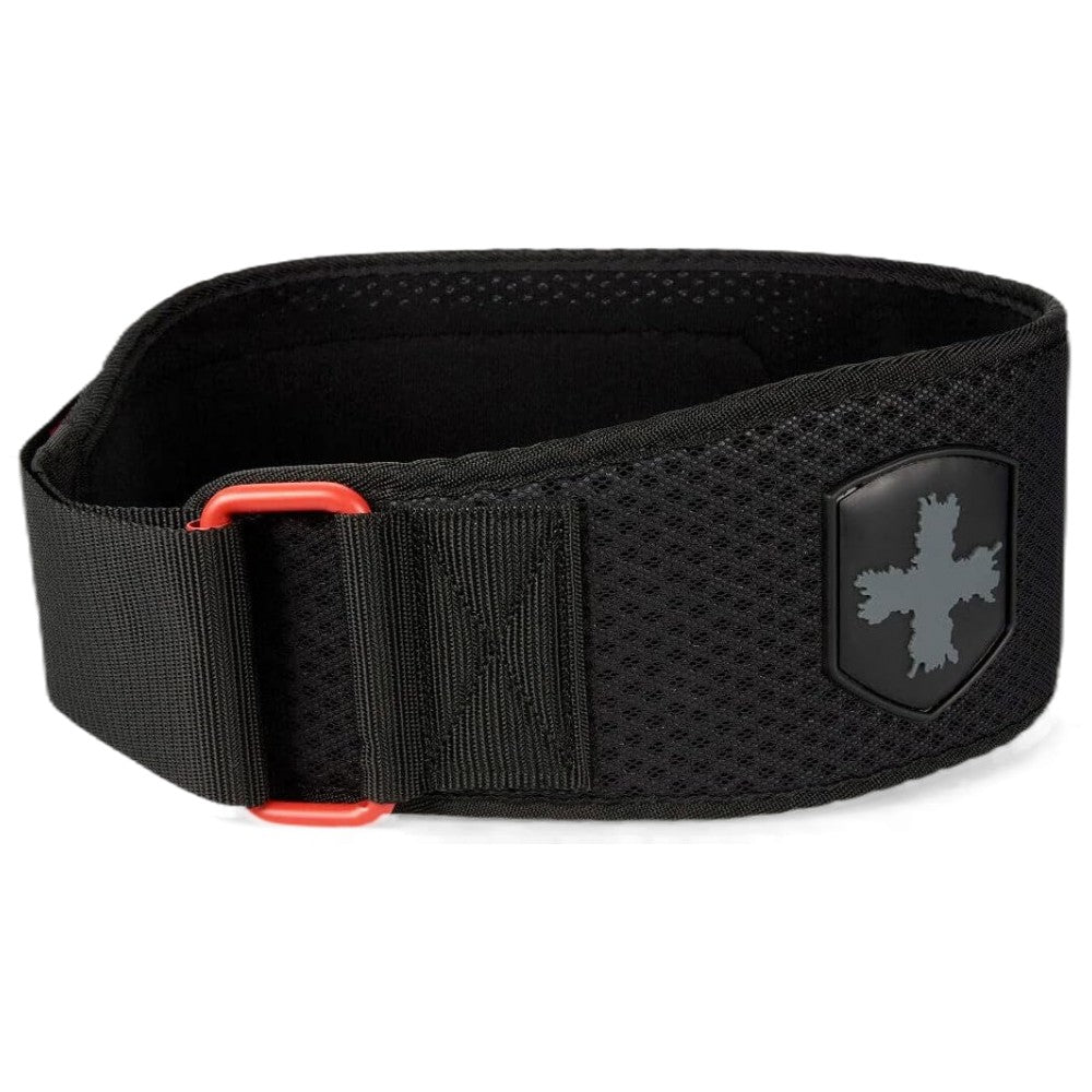 Pánsky tréningový pás/hexový jadrový pás 12 cm - červená - 12 cm