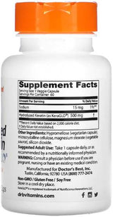 Hydrolyzovaný keratín 500 mg | s Keraglo® - 60 kapsúl