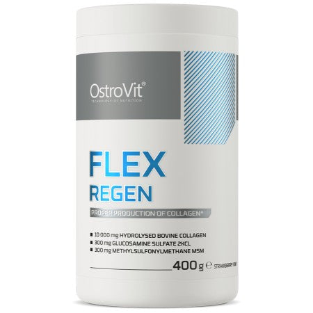 Flex Regen | Kolagén + glukozamín, chondroitín, MSM, kyselina hyalurónová 400 gramov