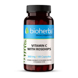 Vitamín C s ružovými bokmi 360 mg - 100 kapsúl
